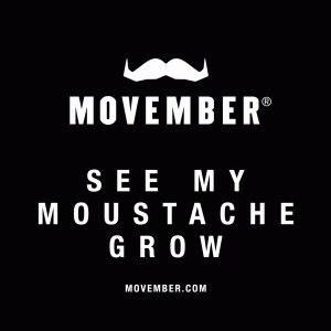 Movember 2020 slideshow first 8 days of moustache growth 